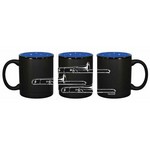 Music Treasures MT600613 Trombone Mug, Black Matte, 11Oz