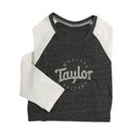 Taylor 4310 Ladies Baseball T, Black/Natural