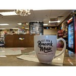 Beacock Music Bistro Mug, 10 Oz, Natural