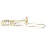 Shires Q36 Series Bass Trombone with Rotary and Yellow Brass Bell