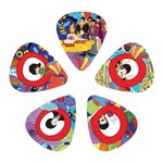 D'Addario 1CWH4-10B7 Yellow Submarine 50th Anniversary Med Gauge Guitar Picks