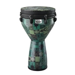 Remo DJ-0014-32 14" Mondo Djembe Drum - Green Kinte