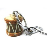 Costume Holiday KC1087 Drum Keychain Wood