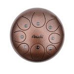 Amahi KLG10-8BZ 10" Bronze Steel Tongue Drum - D Major Pentatonic