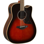Yamaha A1R TBS A Series Acoustic/Electric Guitar, Tobacco Brown Sunburst