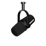 Shure MV7-K Podcast Microphone with USB and XLR Outputs