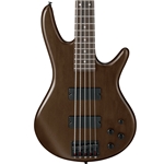 Ibanez GSR205B 5-String Electric Bass Guitar, Flat Walnut