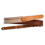 4203-25 Taylor 2.5" Vegan Leather Guitar Strap, Tan