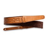 4202-27 Taylor 2.75" Vegan Leather Guitar Strap, Tan