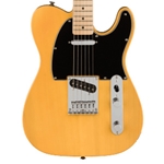 Squier Affinity Series Telecaster Electric Guitar, Maple Fingerboard, Butterscotch Blonde