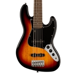 Squier Affinity Series Jazz Electric Bass Guitar V, Laurel Fingerboard, Black Pickguard, 3-Color Sunburst