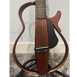 Used Yamaha SLG200S Steel String Silent Guitar, Natural with Bag