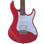 Yamaha PAC012 Pacifica HSS Double Cutaway Electric Guitar, Metallic Red