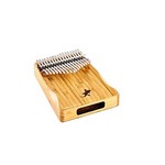 Ortega OKB2 C Major 17-Key Solid Bamboo Wood Kalimba with Case