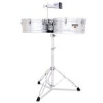 LP  Matador M257 14" and 15" Timbales - Chrome with Chrome Hardware