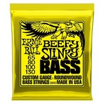 Ernie Ball P02840 Beefy Slinky Nickel Wound Electric Bass Guitar Strings - 65-130 Gauge