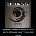 Kala KA-BASS-4 4-String UBASS Set, Metal Round Wound