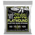 Ernie Ball EB2812 Regular Slinky Flatwound Electric Bass Strings - 50-105 Gauge
