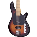 Schecter CV-4 Electric Bass Guitar, 3-Tone Sunburst