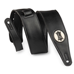 Levy's M17VGN-BLK 2.5″ Black Padded Vegan Leather Strap