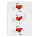 Music Gift GC14 Greeting Card - Love Music