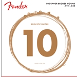 Fender 0730060402 60XL 10-48 Phosphor Bronze Acoustic Guitar Strings
