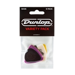 Dunlop PVP117 Bass Pick Variety Pack, 6 Pack