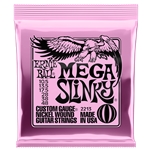 Ernie Ball EB2213 Mega Slinky Nickel Wound Electric Guitar Strings 10.5-48 Gauge