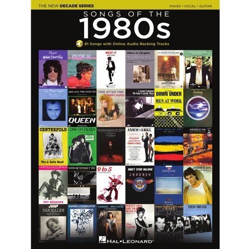Songs of the 1980s for Piano, Vocal, Guitar