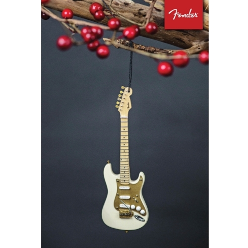 Hal Leonard HL00139449 Fender '50s Cream Strat - 6 inch. Holiday Ornament