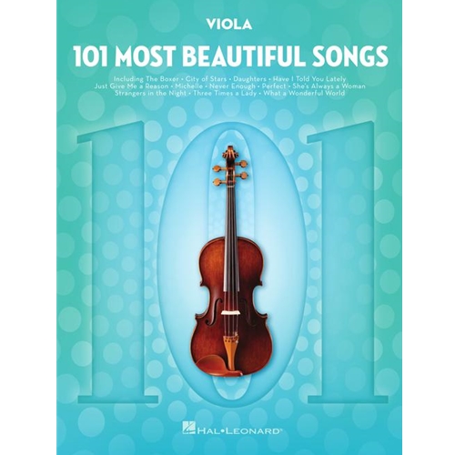 101 Most Beautiful Songs - for Viola