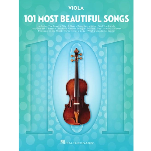 101 Most Beautiful Songs - for Viola Viola