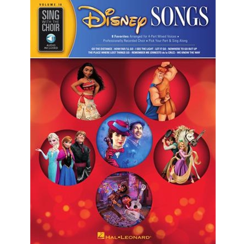 Disney Songs Sing with the Choir Volume 18