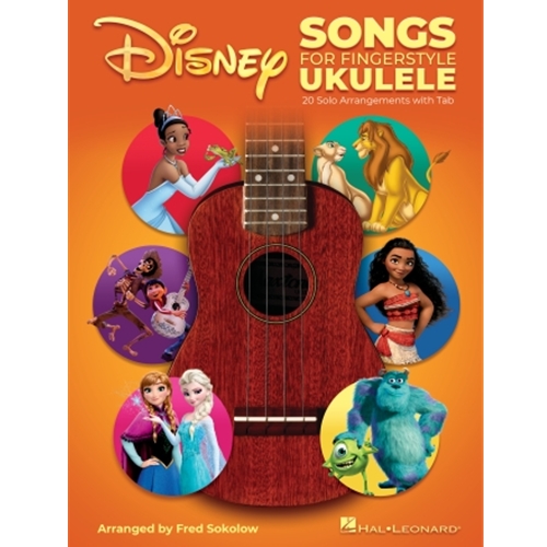Disney Songs for Fingerstyle Ukulele - 20 Solo Arrangements with Tab