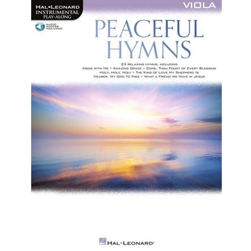 Peaceful Hymns for Viola - Instrumental Play-Along