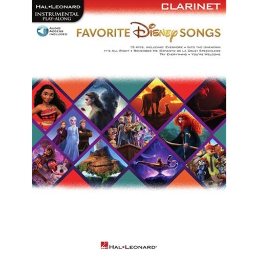 Favorite Disney Songs - Instrumental Play-Along for Clarinet