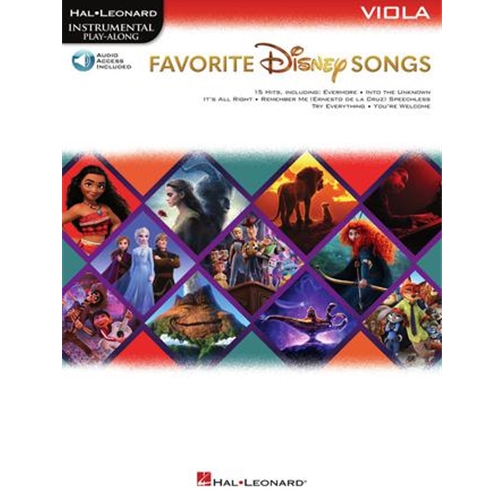 Favorite Disney Songs - Instrumental Play-Along for Viola