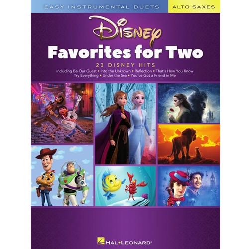 Beacock Music - Disney Favorites for Two - Easy Instrumental Duets - Alto  Sax Edition