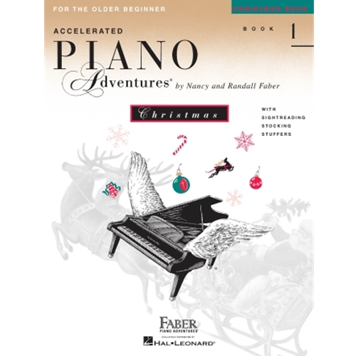 Accelerated Piano Adventures for the Older Beginner Christmas Book 1