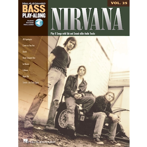 Nirvana - Bass Play-Along Volume 25
