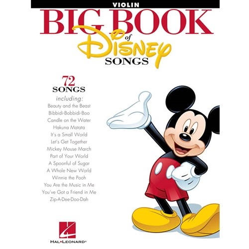 The Big Book Of Disney Songs Violin