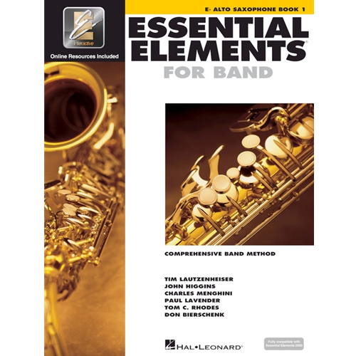 Essential Elements for Band - Eb Alto Saxophone Book 1 with EEi