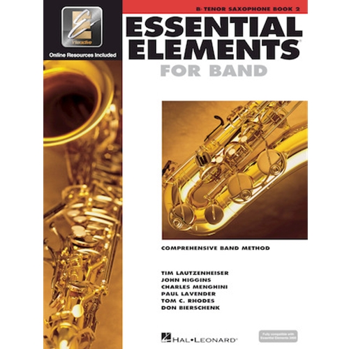 Essential Elements for Band - Bb Tenor Saxophone Book 2 with EEi