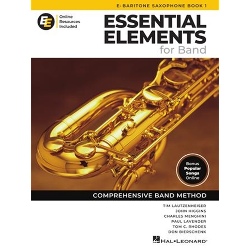 Essential Elements for Band - Eb Baritone Sax Book 1 with Online Resources