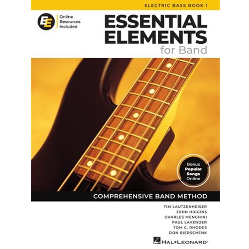 Essential Elements for Band - Electric Bass Book 1 with Online Resources
