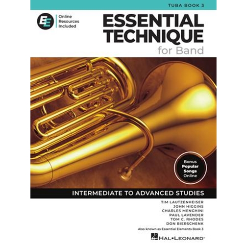 Essential Technique for Band - Tuba Book 3 with Online Resources - Intermediate to Advanced Studies
