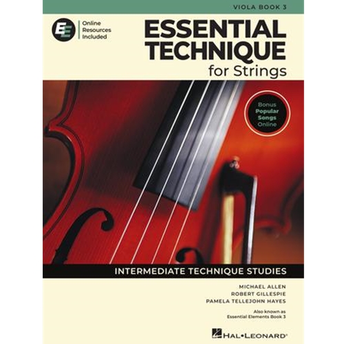 Essential Technique for Strings - Viola Book 3 with Online Resources