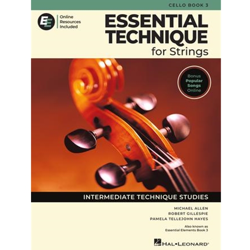 Essential Technique for Strings - Cello Book 3 with Online Resources