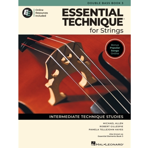 Essential Technique for Strings - Double Bass Book 3 with Online Resources