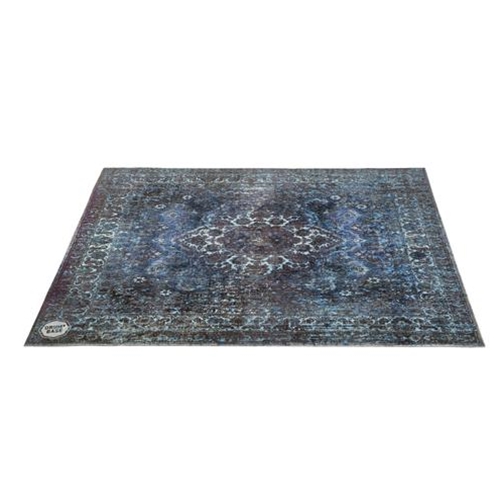 Drum N Base  VP185-BLU Vintage Persian Style Drum Mat 6' X 5.25' - Blue